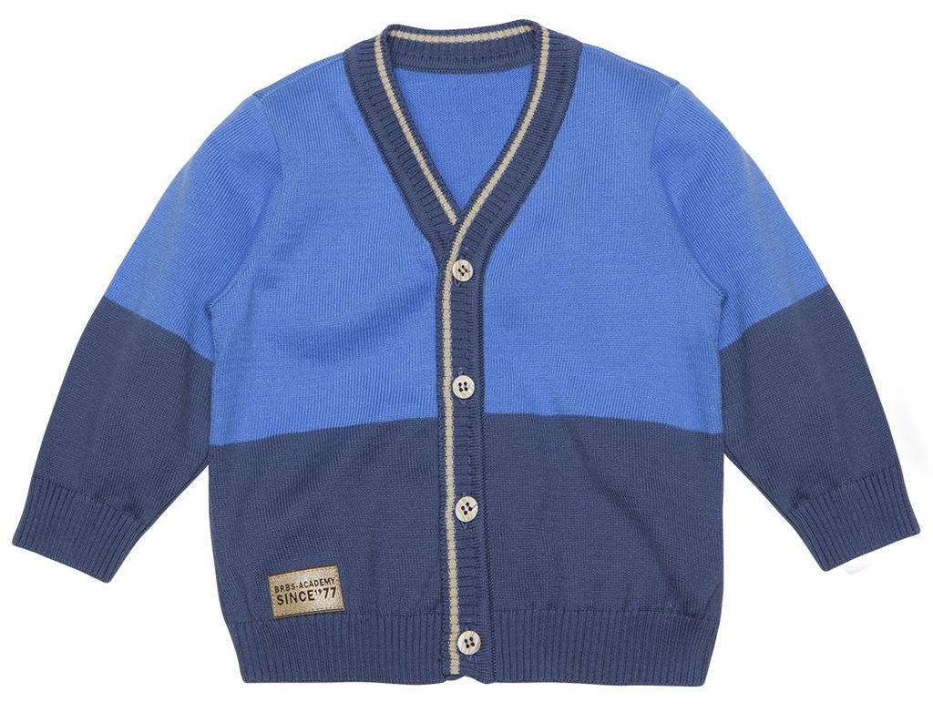 SMYKOWO Sweter dla chłopca w serek X208-08 r.122