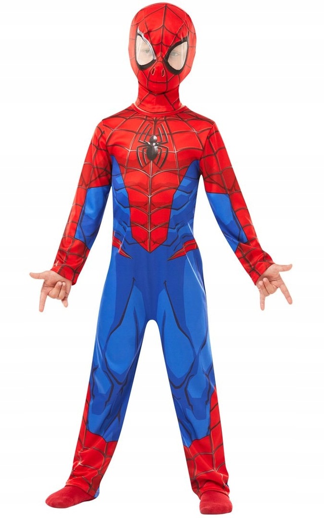 STRÓJ SPIDERMAN CZŁOWIEK-PAJĄK SPIDER-MAN 116 CM