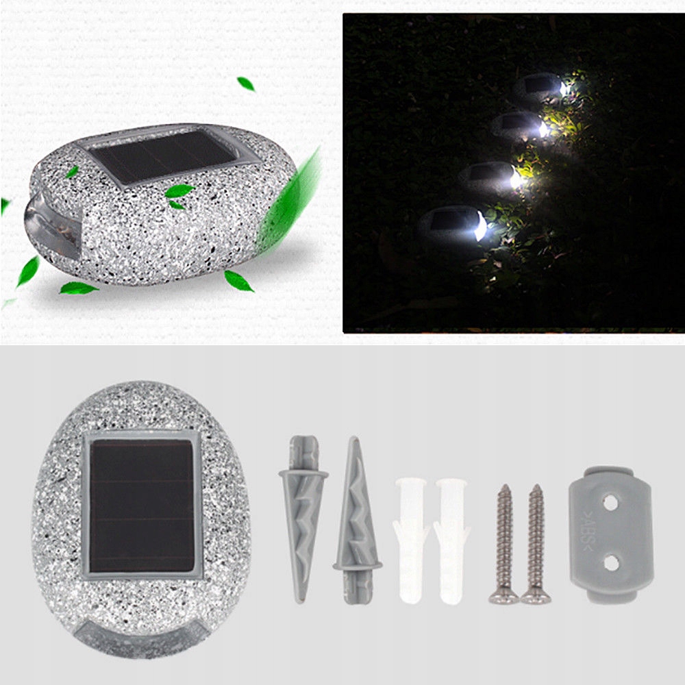Lampka solar led skałka P2