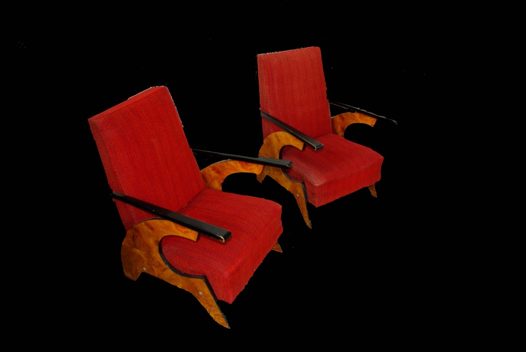 Fotele PRL,lata 50/60,design,+stolik