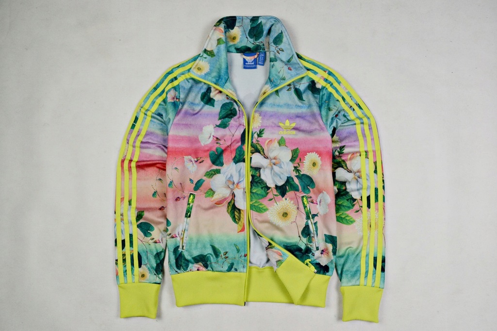 ADIDAS OLDSCHOOL Bluza w Kwiaty 38/M