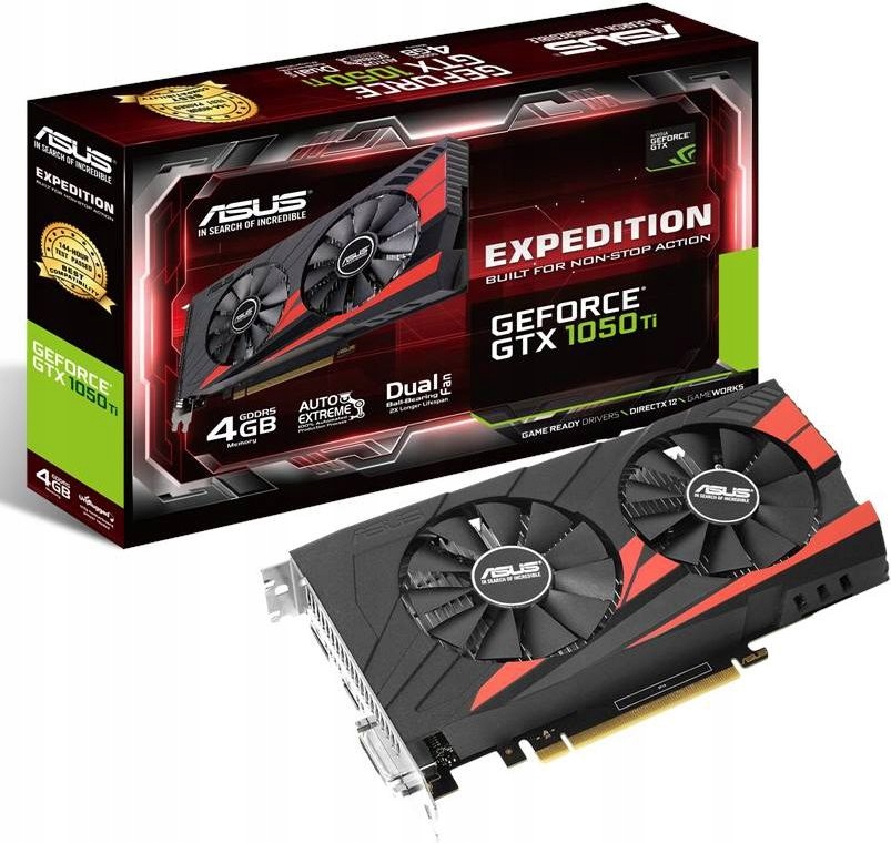 Asus 1050 ti 4gb expedition обзор