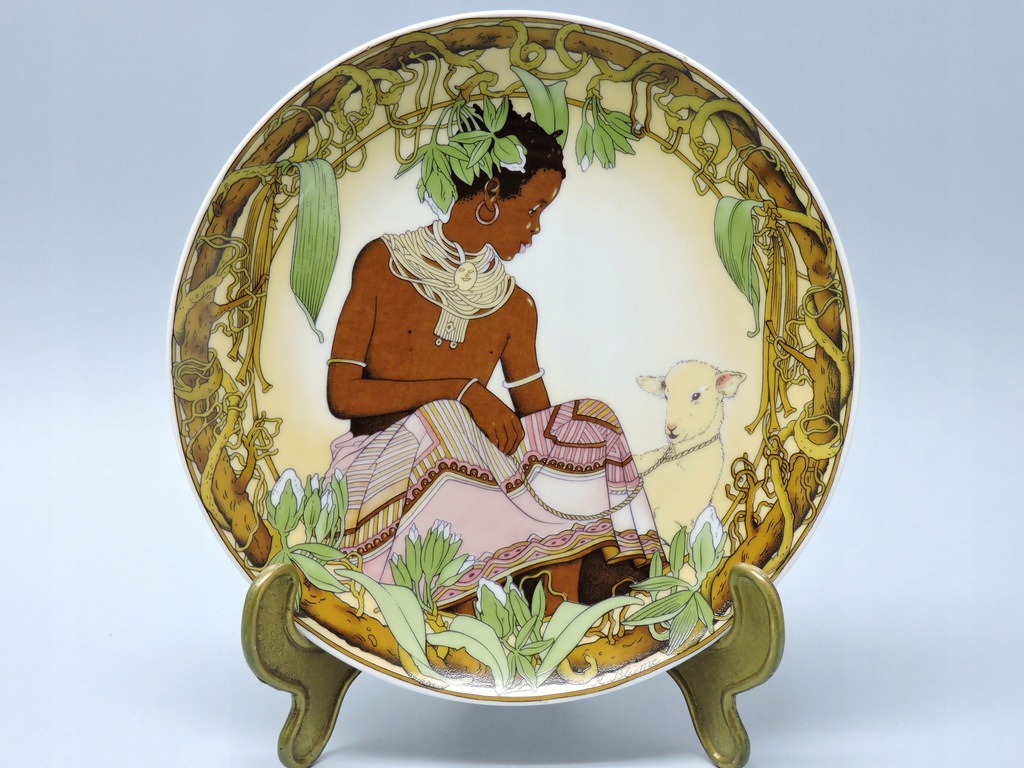 Talerz Dzieci Świata Villeroy nr 3 UNICEF K. Blume
