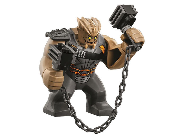 Lego Marvel 76108 - figurka Cull Obsidian + broń!
