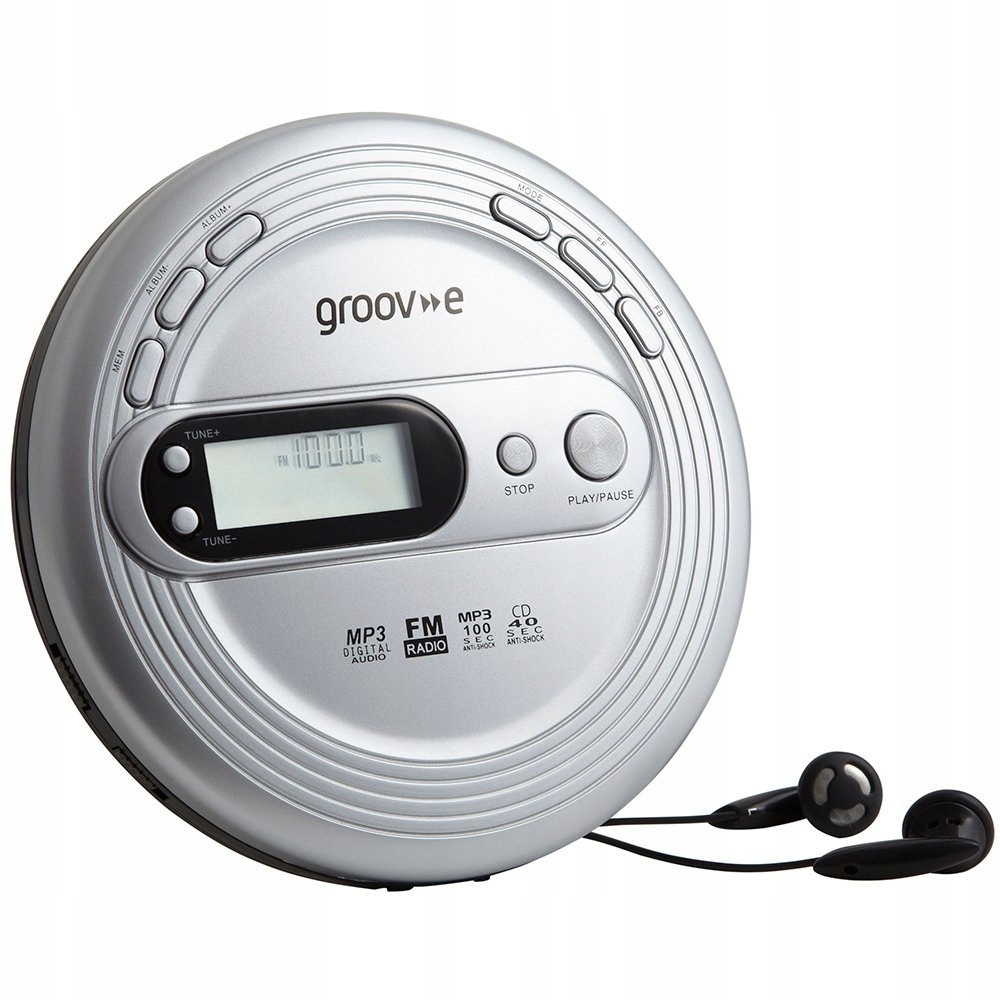 DISCMAN Groov-e GVPS210 CD/MP3 RADIO FM