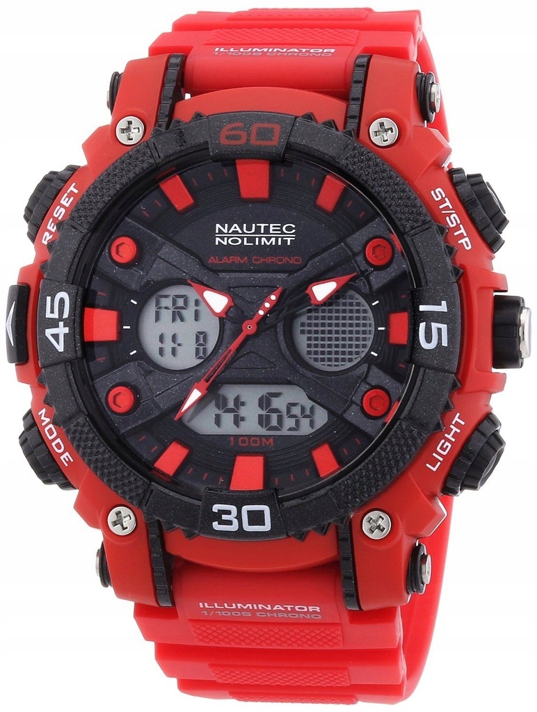 Zegarek NAUTEC NO LIMIT AK QZ-AD nowy stoper alarm