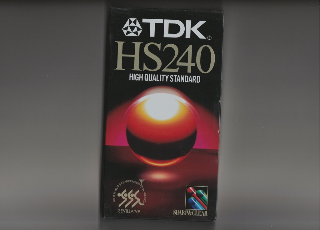 KASETA VIDEO VHS TDK HS-240 - NOWA - Zafoliowana