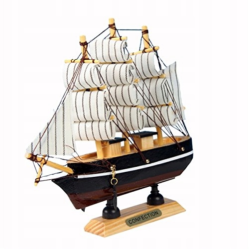 MODEL STATKU ŻAGLOWCA CONFECTION DREWNIANY 30CM