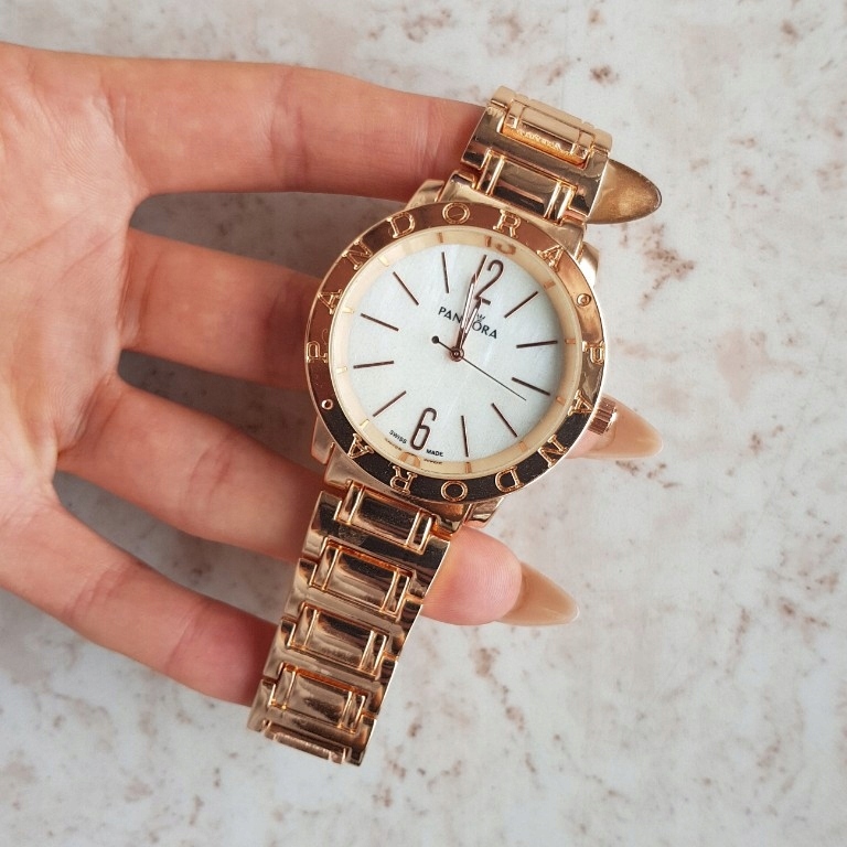 Zegarek PANDORA na bransolecie Rose Gold 7574463674 oficjalne