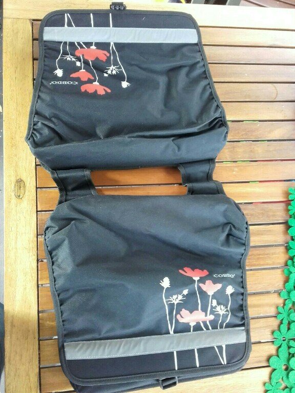 Torby sakwy rowerowe firmowe Cordo pojemne 2x20 l