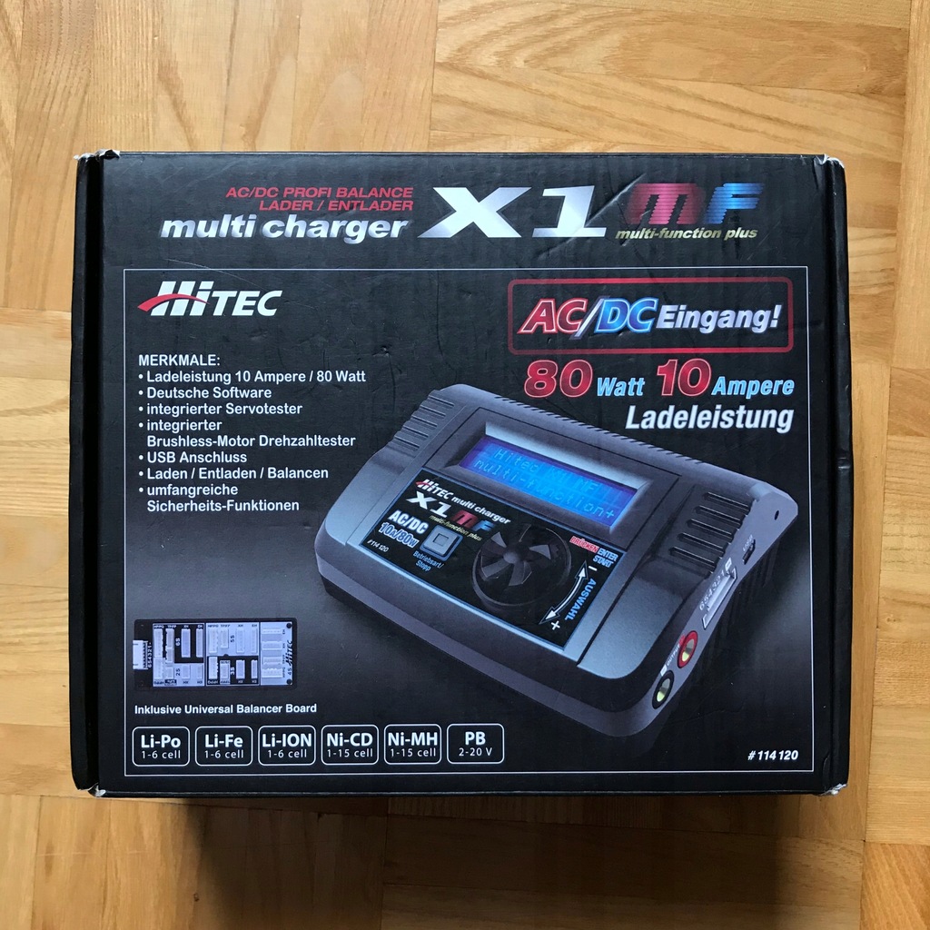 Ładowarka HITEC X1 MF multi charger 12V - 220V