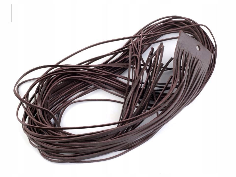 Rzemyk skórzany szerokość 2mm, 95 cm 20szt