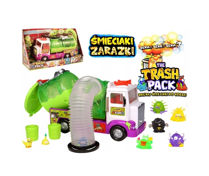 Smieciaki Szambiarka Śmieciarka Trash pack Idealna
