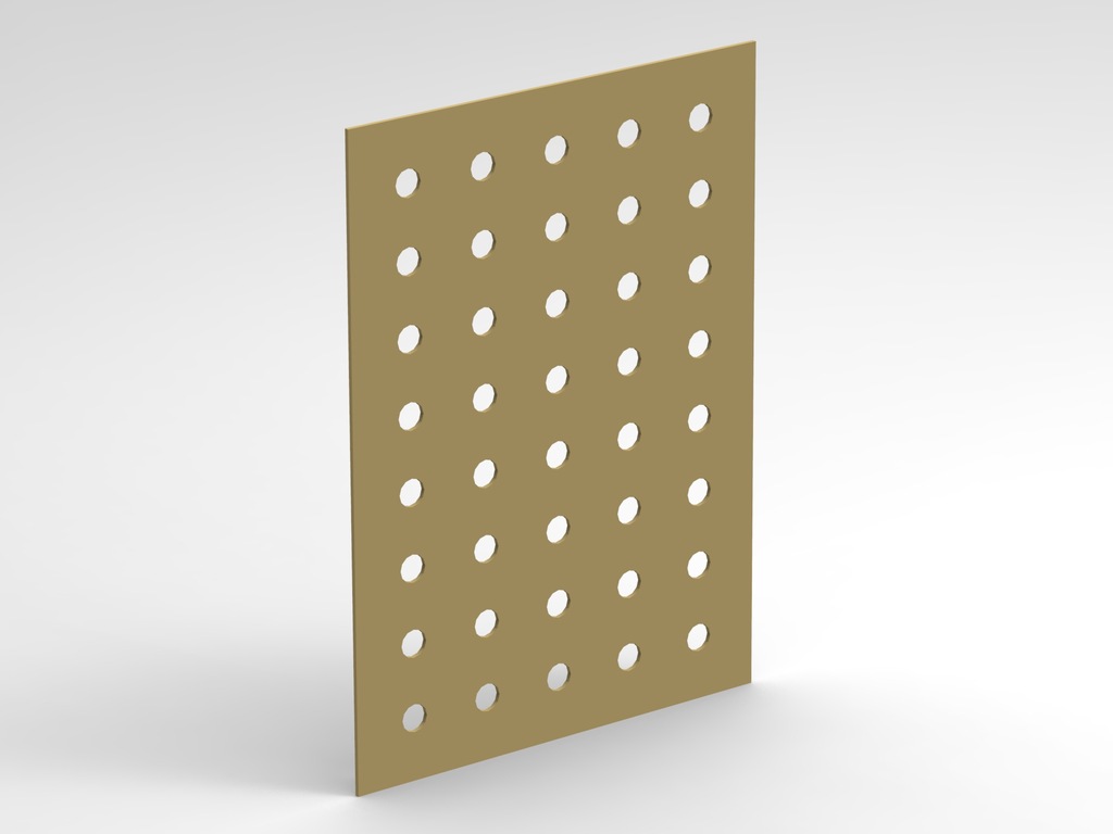 Panel akustyczny - płyta perforowana P60 - ZIG ZAG