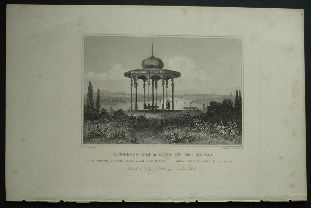 ujście Menu do Renu, oryg. 1844