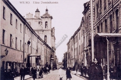 Wilno ul. Dominikańska - Reprodukcja 267/195