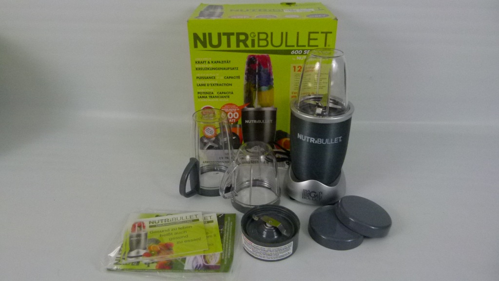 Blender kielichowy NUTRIBULLET 600 W + akcesoria !