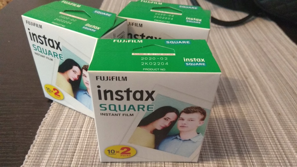 Wkłady Instax square Fujifilm opakowanie 100szt