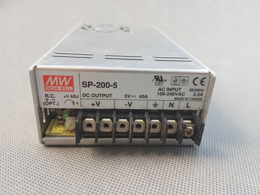 Zasilacz impulsowy Mean Well SP-200-5 5V 40A 200W