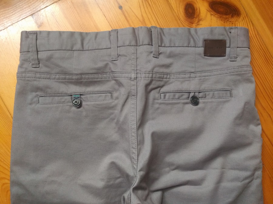 spodnie ZARA basic, EUR 40, USA 31, szare