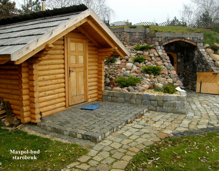 Starobruk kostka granitowa z licem rustykalnym