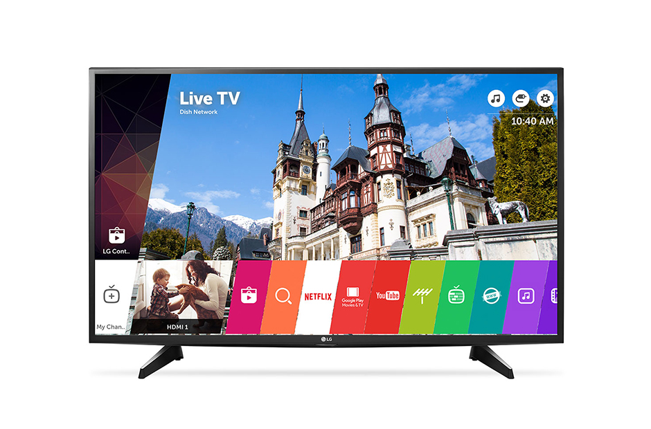 Smart TV 43" LG 43UH6107 4K UHD WiFi 1200 Hz