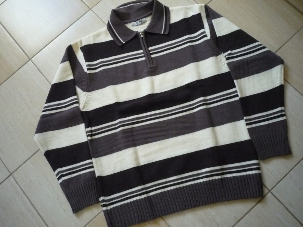 Ciepły wełniany sweter r. XL