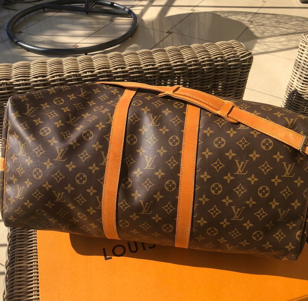 Louis vuitton keepall 45 torebka torba autentyczna 12838779869 