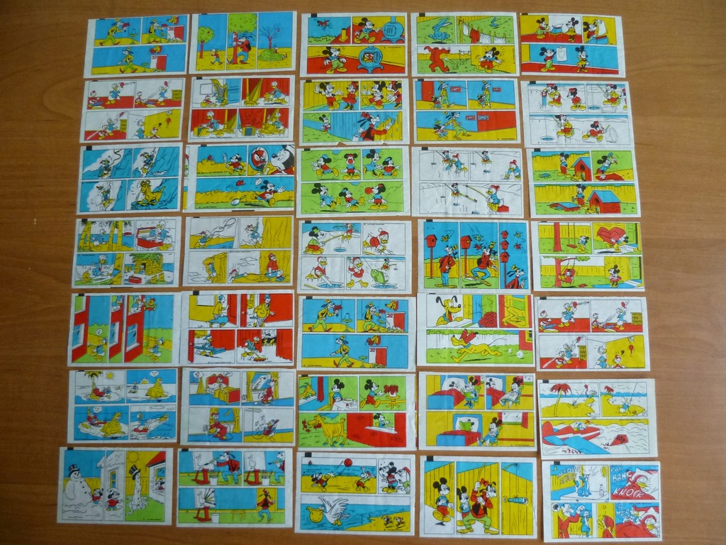 Obrazki 35 sztuki Guma Donald Kolekcja z PRL-u. !!