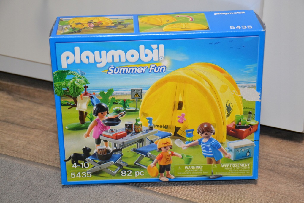 PLAYMOBIL SUMMER FUN BIWAK NAMIOT 5435 jak nowe
