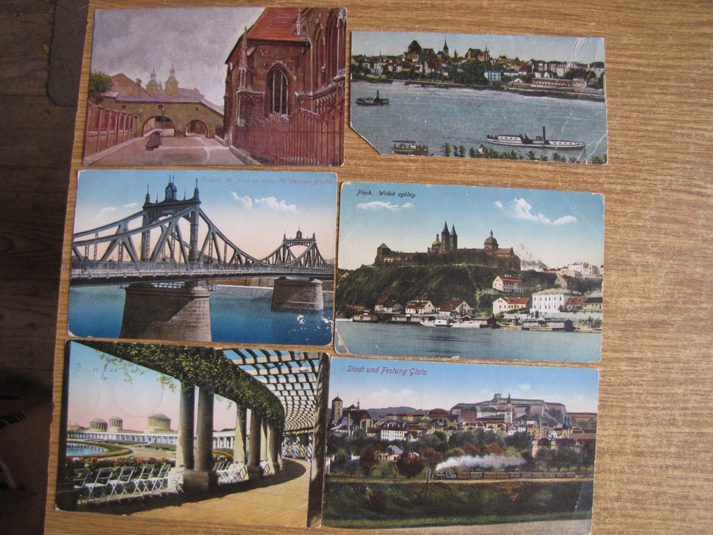 Glatz-KŁODZKO, Płock, BRESLAU Wrocław, Thorn TORUŃ