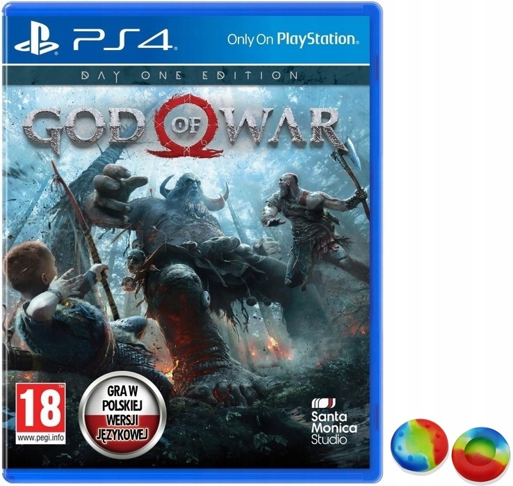 GOD OF WAR DAY ONE EDITION PS4 PL DUBBING + GRATIS