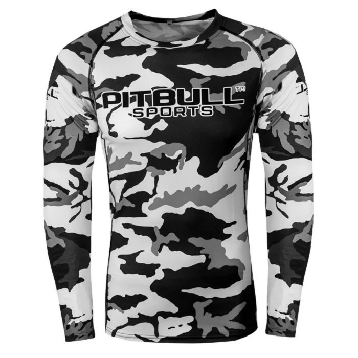 Pit Bulll Longsleeve Rashguard Camo-3XL