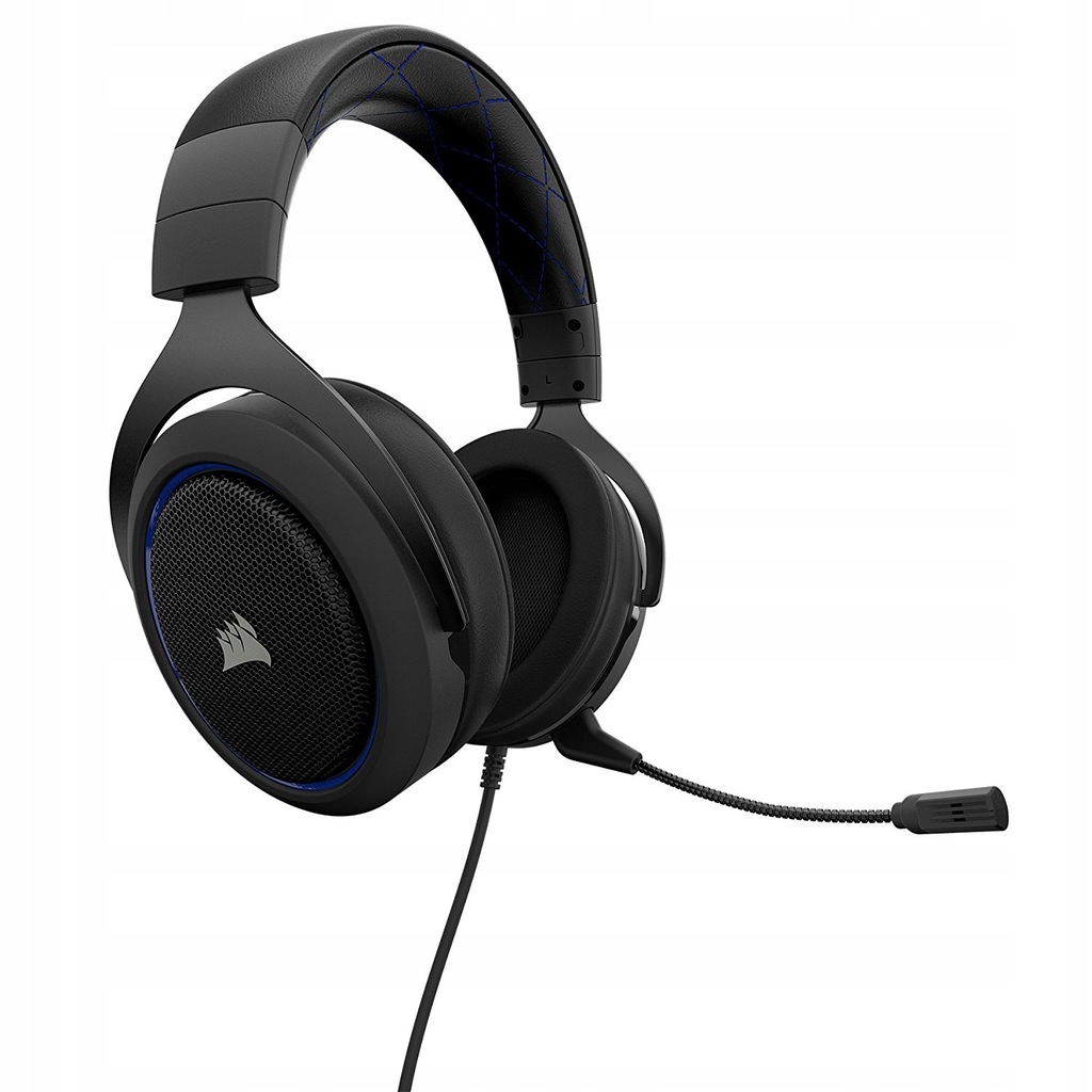 Słuchawki gamingowe dla graczy CORSAIR HS50 Blue