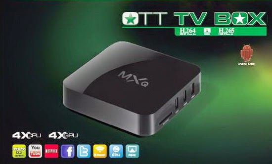 SMART TV BOX OTT TV BOX MXQ Android TV BOX
