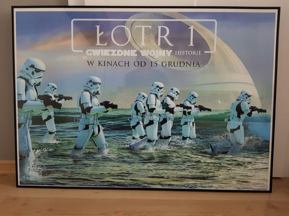 RAMKA + Obraz plakat Star Wars Łotr jeden Rogue on
