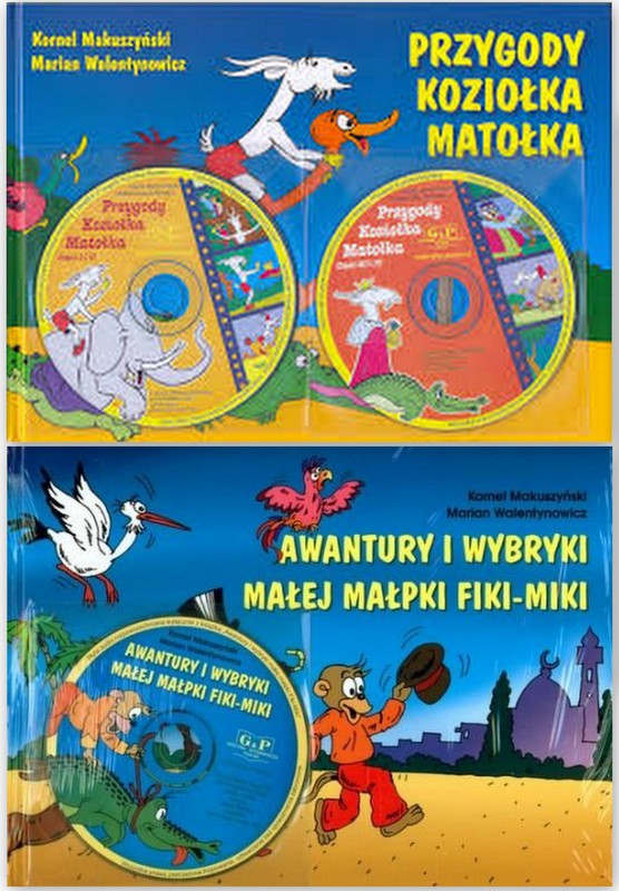 Małpka Fiki Miki + Koziołek Matołek - Makuszyński