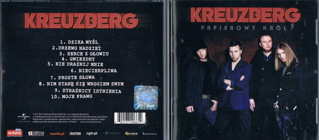 KREUZBERG: PAPIEROWY KRÓL [CD]