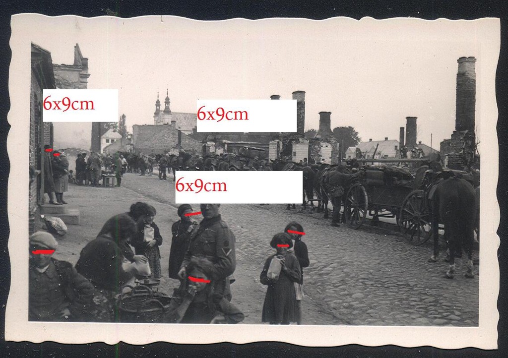 GŁOWACZÓW k. Kozienice wrzesień 1939 ulica kościół