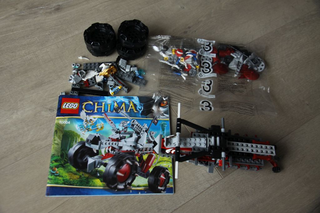 Lego Chima 70004 Wilczy pojazd Wakza niekompletny