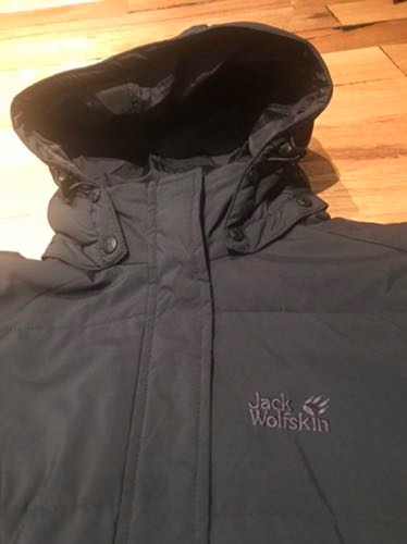 Jack Wolfskin Stormlock płaszcz r S czarny
