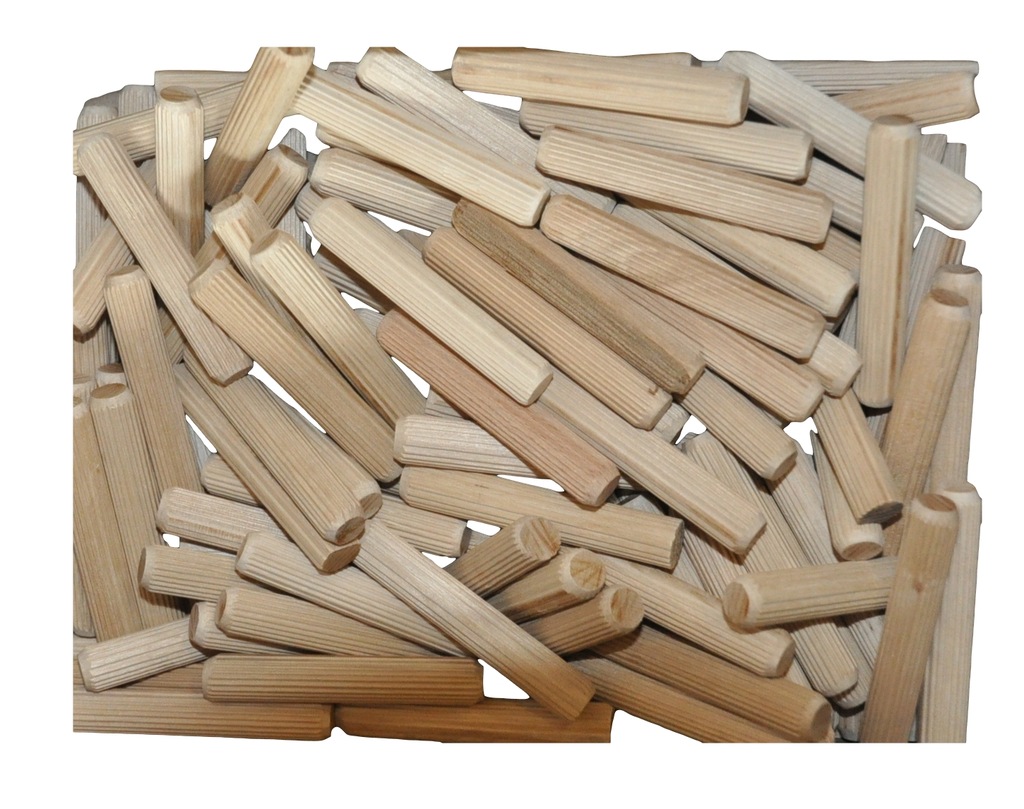 KOŁKI DREWNIANE MEBLOWE 5x25 mm 100 sztuk