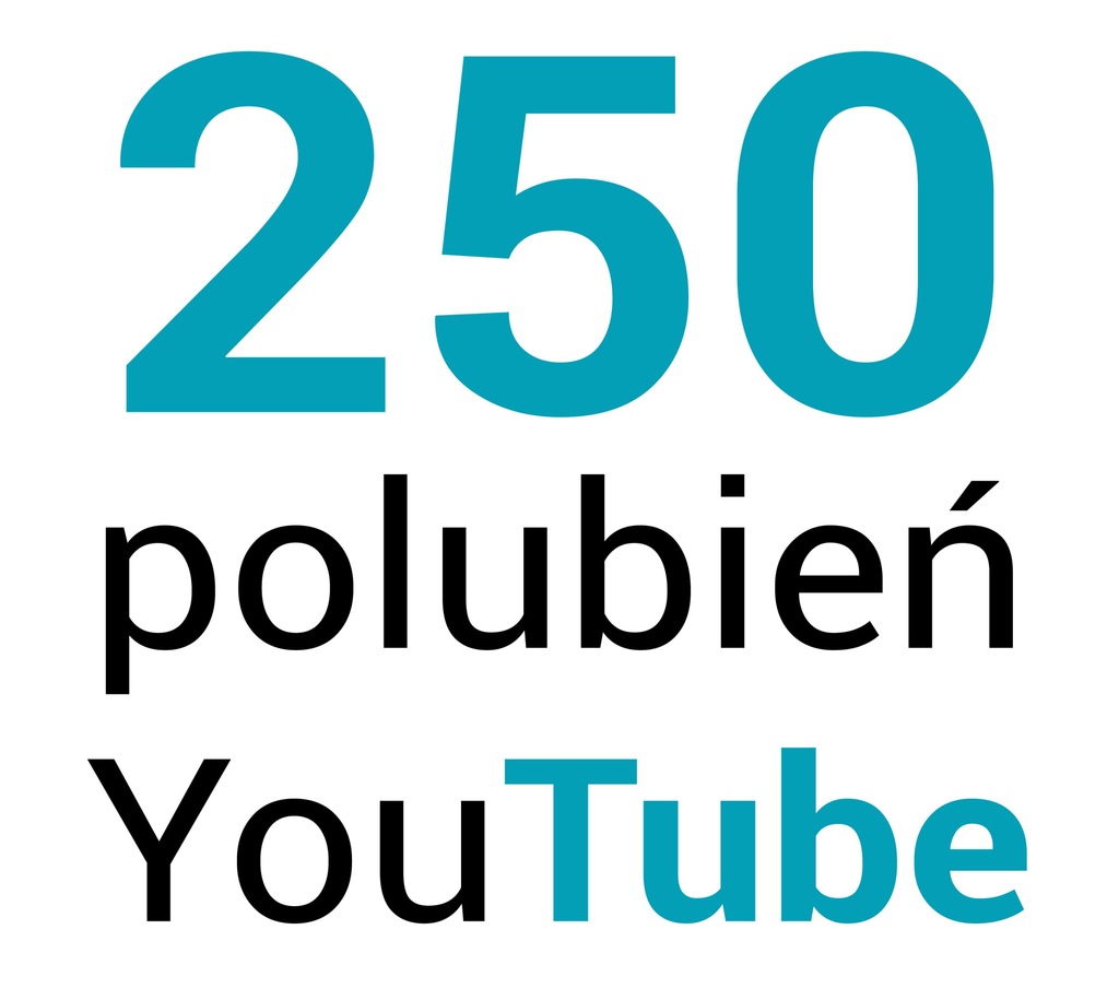 250 polubień YouTube REALNE like polubienia