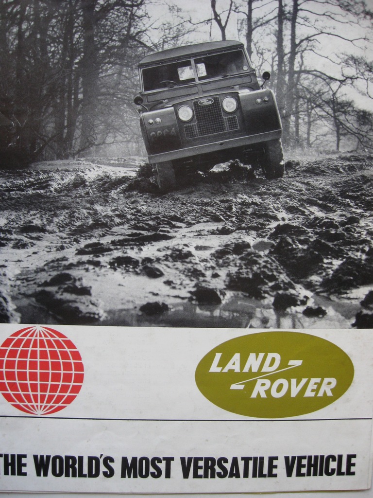 Prospekt LAND ROVER Rok 1960