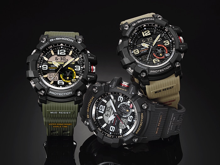casio mudmaster orange