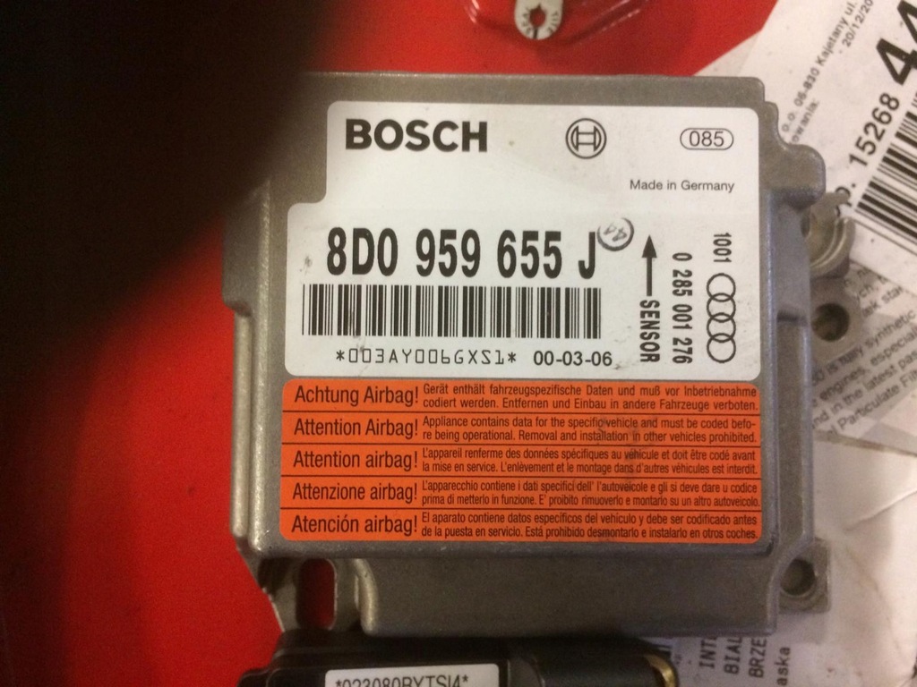 MODUŁ AIRBAG 8D0 959 655 J 8D0959655J A4 B5 LIFT