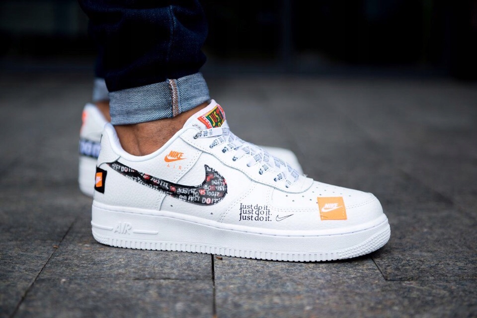 nike air force white just do it