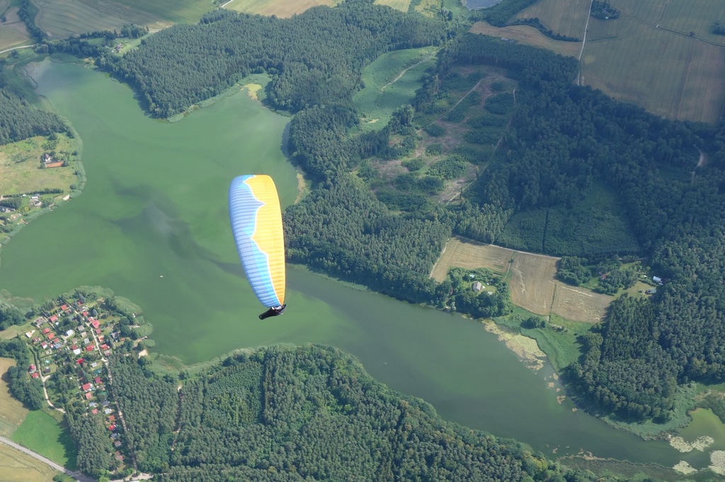 paralotnia Ozone Delta S, uprząż Advance Impress 3