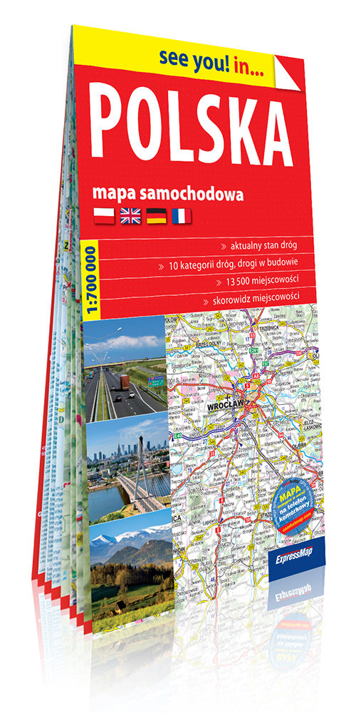 papierowa mapa polski POLSKA PAPIEROWA MAPA SAMOCHODOWA 2018 !   7188712365   oficjalne 