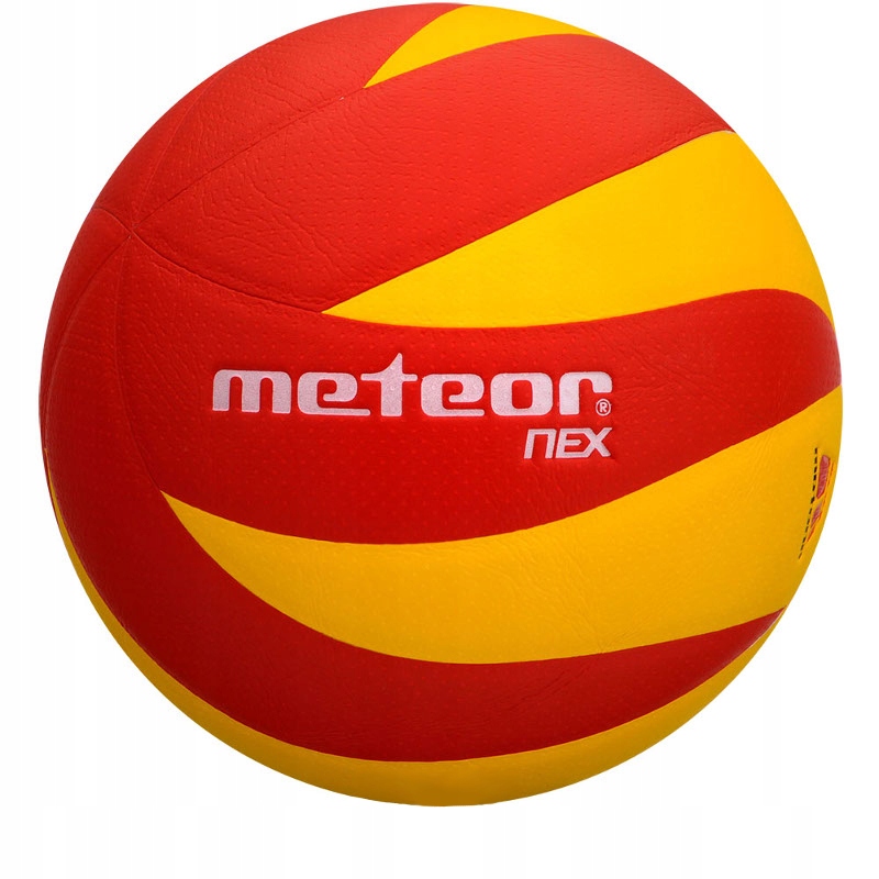 Piłka siatkowa METEOR NEX żółto-czerwona